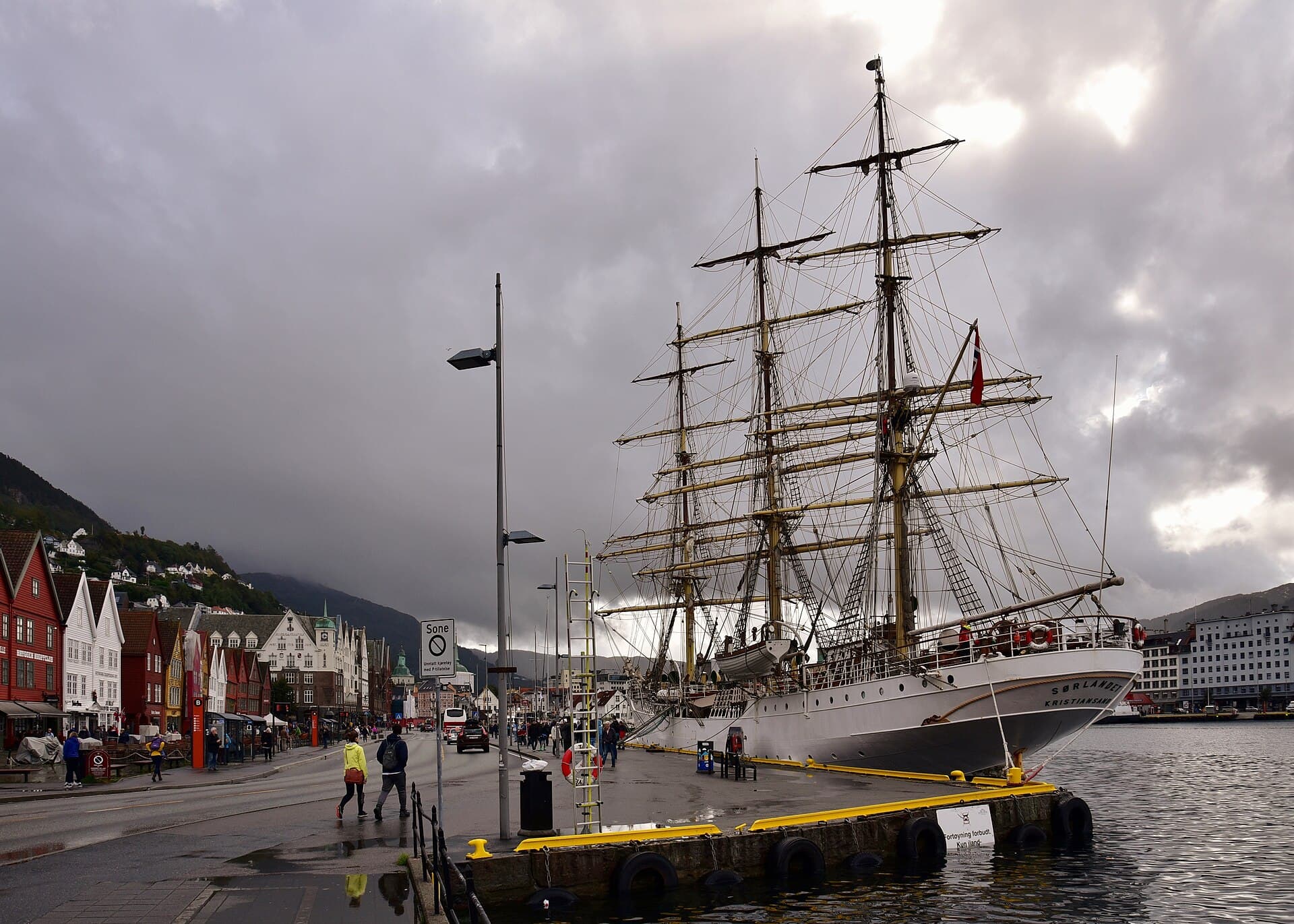 Bryggen and Vågen from the harbour